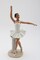 Ceramic African American Ballerina In A White Dress, Home Décor, Gift for Her, Gift for Daughter, Gift for Ballerina Dancer